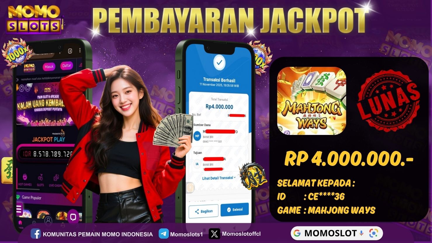 MOMOSLOTS JACKPOT SLOT MAHJONG WAYS